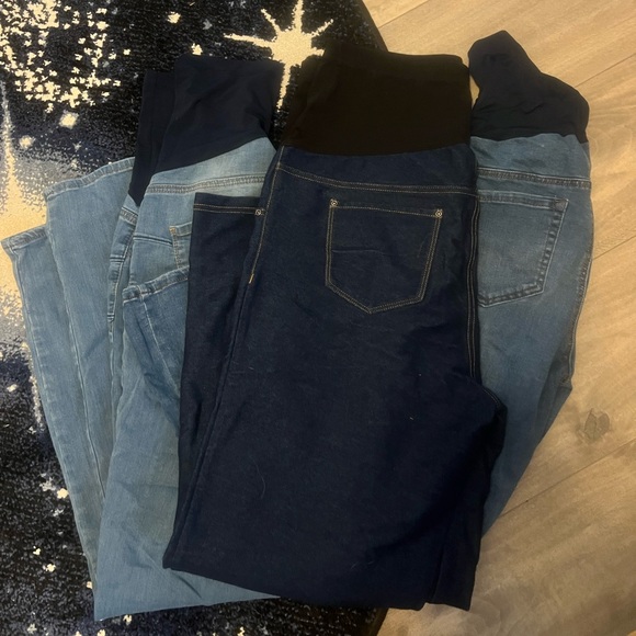 Maternity pregnancy jeans bundle - Picture 1 of 4